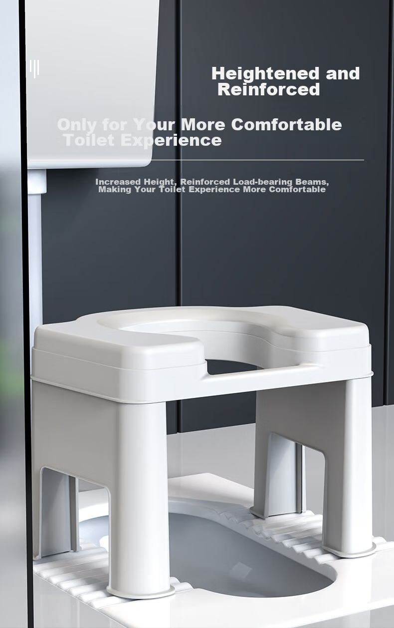 Youjialiangpin Toilet Seat, Pregnant Women's Commode Chair, Squatting Toilet, Elderly Toilet Stool, Squat-To Convertible, Height 26cm 4