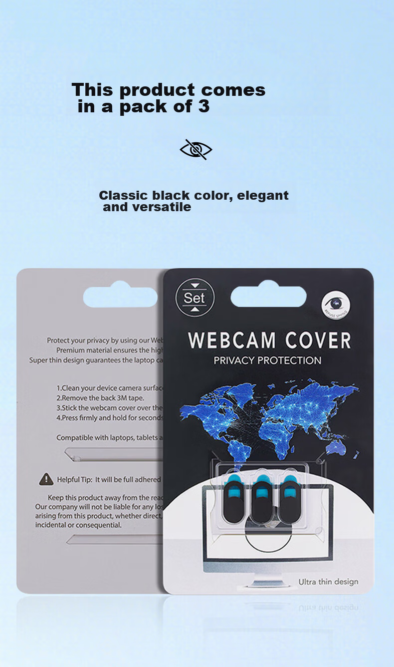 Masentek Camera Privacy Cover, Phone Laptop MacBook Tablet Front Camera Anti-Peeping Protective Sticker, Suitable for Huawei Apple HP Lenovo 5