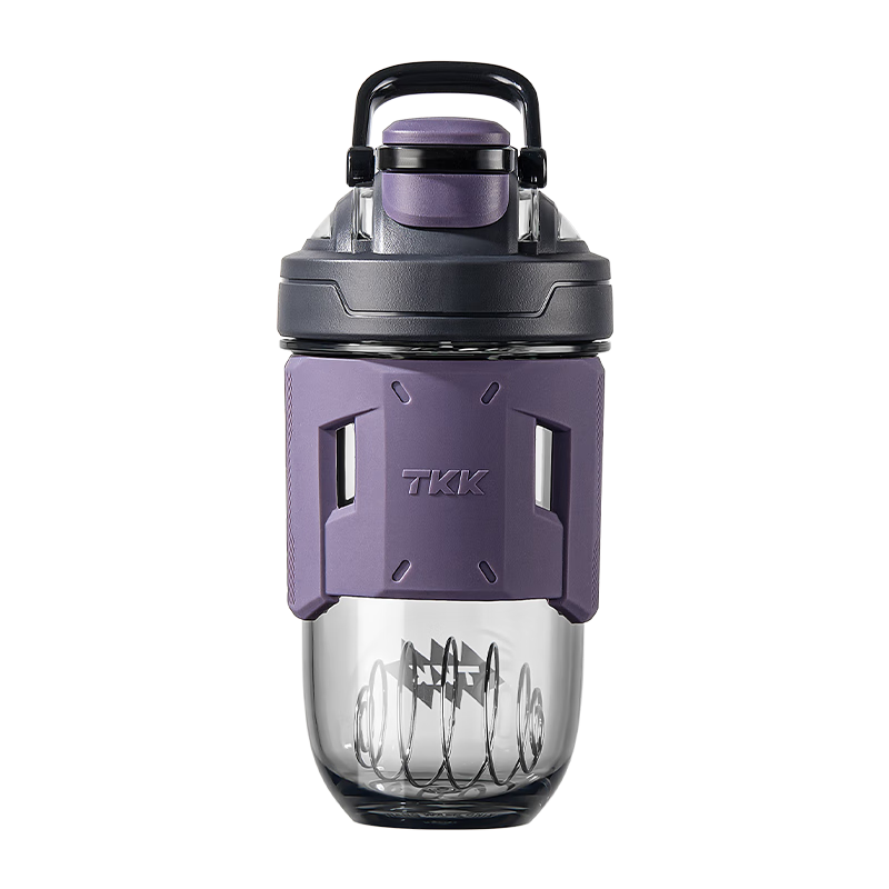 TKK Sports Water Bottle Large Capacity Fitness Water Jug Summer Direct Drinking Cup for Men High Temperature Resistant Tritan Protein Powder Shaker Bottle