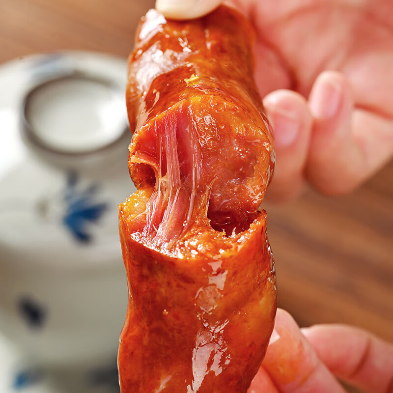 蜀腊人家风干麻辣香肠无烟熏四川特产腊肠年货节日送礼烹饪食用496g