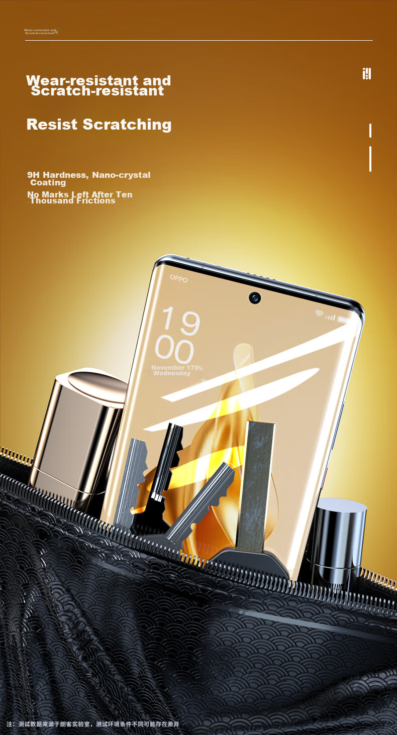 LLUNC Tempered Glass Screen Protector for OPPO Reno10, Compatible with Reno9pro/pro+, Reno9 Universal Curved Coverage Ultra-Thin Ultra-Clear Shatterproof Anti-Fingerprint Protective Film 14