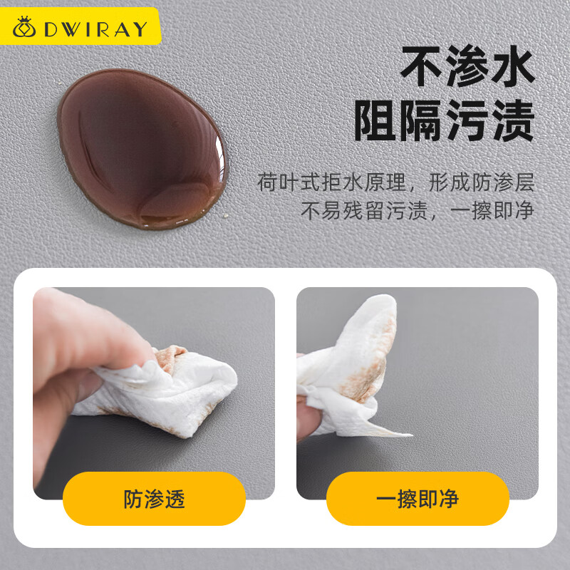 DIY Workshop Extra Large Leather Office Gaming Mouse Pad Desk Writing Mat Desktop Mat Dining Table Mat Keyboard Pad Fresh Thickened Waterproof Stain Resistant Wear Resistant 1200*600 Large Thickened