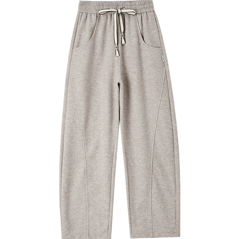 DME "Pear-shaped Casual Wear" Winter Cloud Comfort High Waist Drawstring Elastic Bend Knife Pants Elasticity Cover Meat Casual Pants for Women