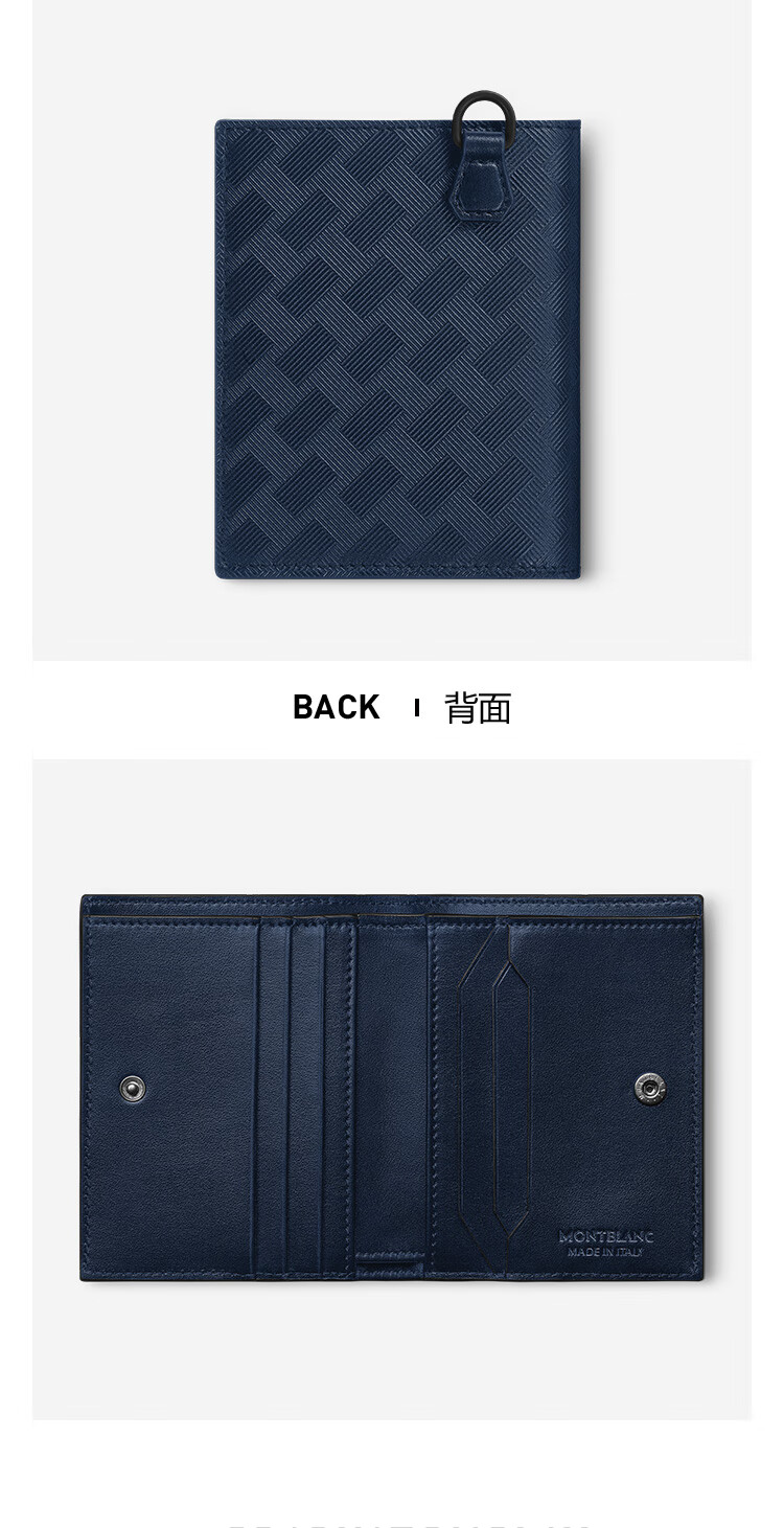 MONTBLANC Fashion 3.0 Series Black, 4 Card Slots Card Holder 131766 [520 Gift] 3