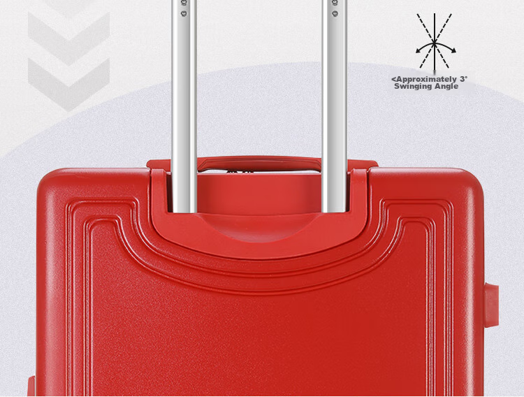 B.L.B.L Luggage, 26-Inch Suitcase, Stylish Travel Case, Password Lock, Large Capacity Leather Suitcase for Men And Women, White Color 11