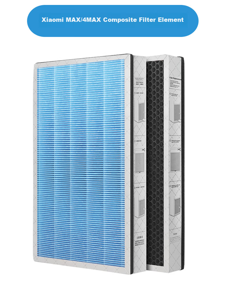 KISSAIR Compatible Filter Cartridge for Xiaomi (MI) Mijia Air Purifier MAX/4MAX/MAX Enhanced Version/AC-M21 AC-M5 PM2.5 Formaldehyde And Particulate Matter Removal 10