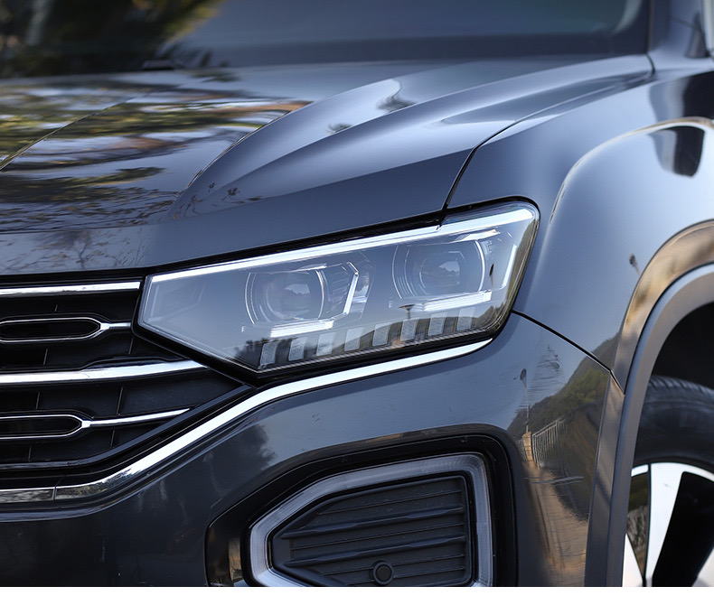 适用于19-20款大众探岳大灯改装四近四远led透镜激光透镜大灯总成