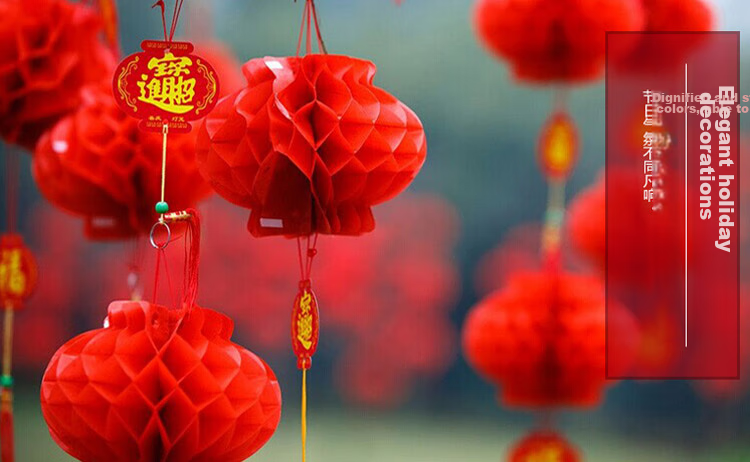 Qingwei Handheld Paper Lantern 3-Piece Set Wedding Room Decoration New Home Housewarming DIY Craft Kit Glowing Flower Lantern 30cm 4