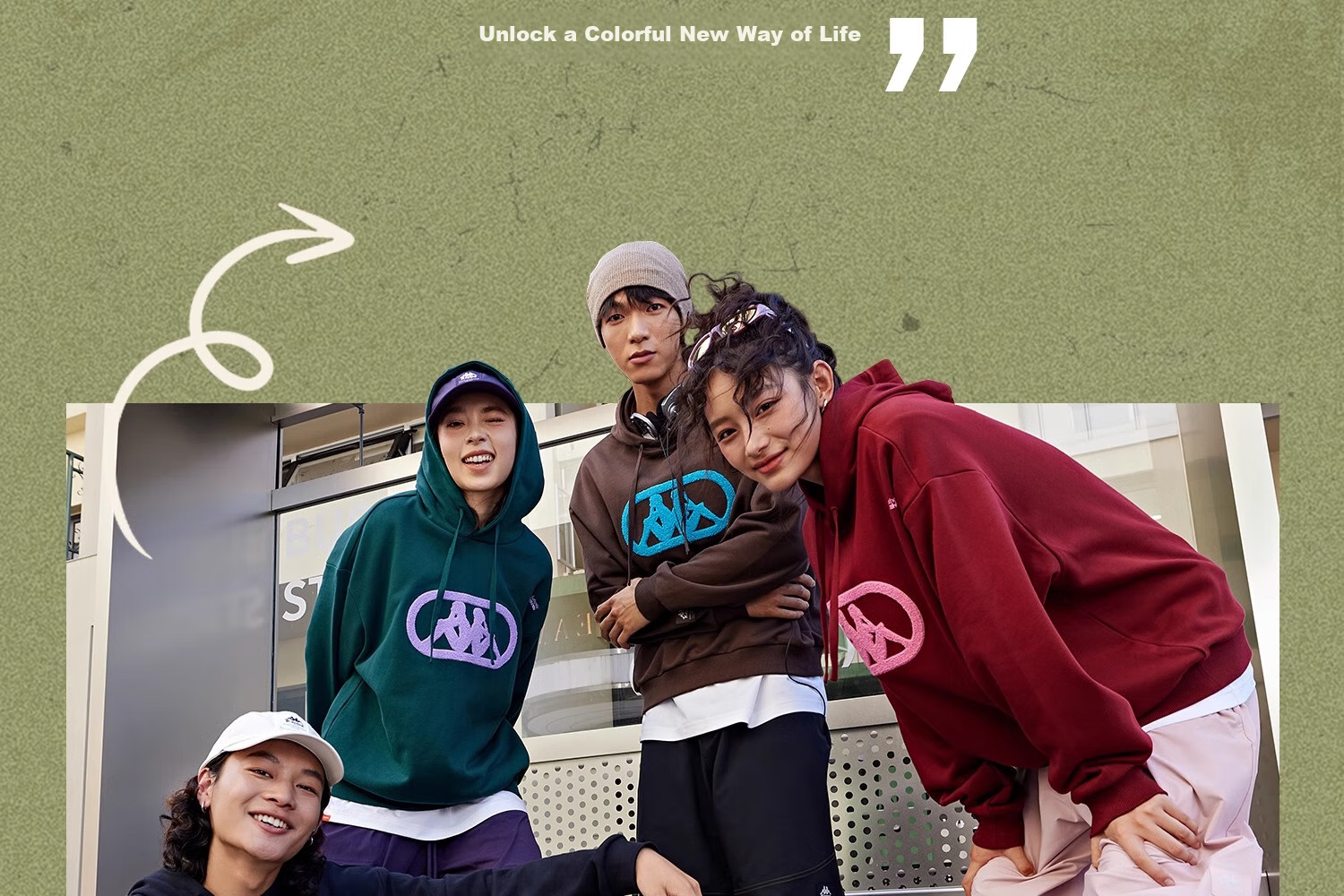 Kappa Back-To Red Sweatshirt New Style for Men And Women, Autumn New Year Knitted Sports Casual Pullover K0EY2MT30D 2