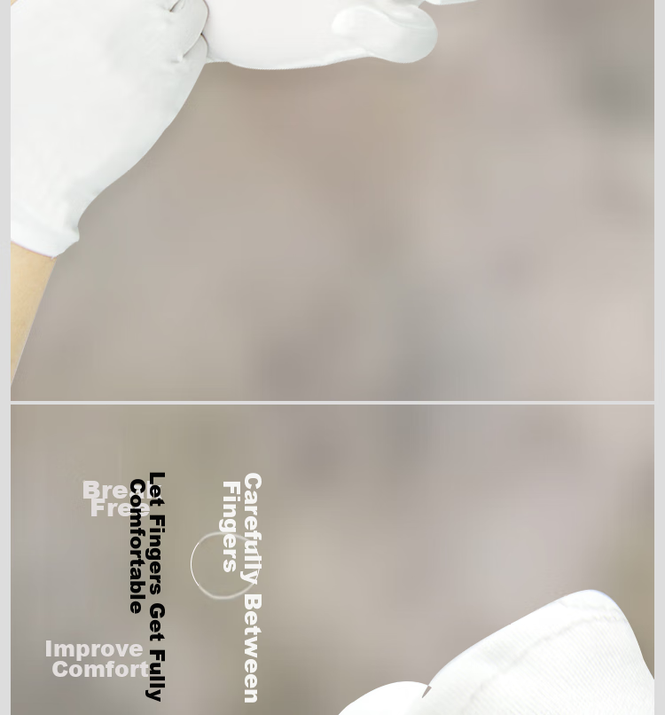 Aidier Pure Cotton White Gloves, 6 Pairs, Pure Cotton, White, for Military Parades, Collectibles, Performances, Equestrian And Traffic Etiquette, One Size Fits All, CW886169 7