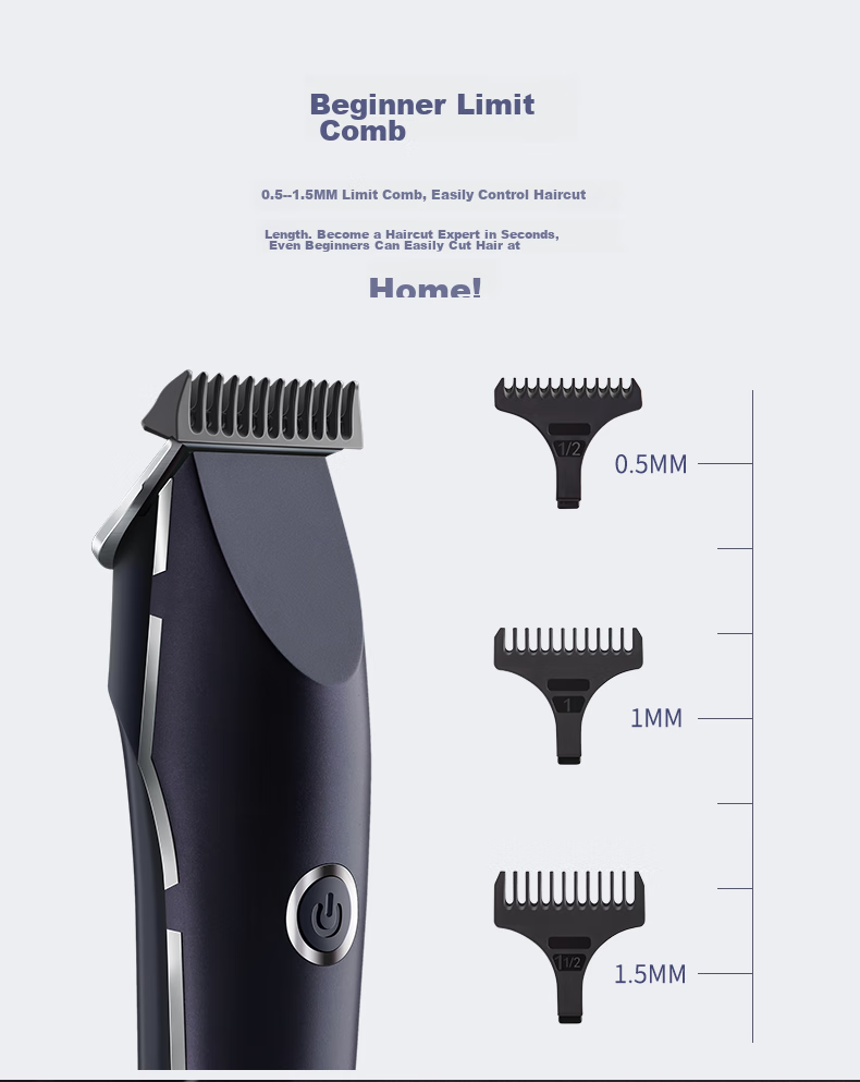 AUX Hair Clipper, Electric Shaver, Hair Cutting Machine, Adult Electric Trimmer, Hair Cutting Scissors, Professional Barber Tools for Hair Salons, Engraved Afro Push-Cutters S7, Graduation Gift 9