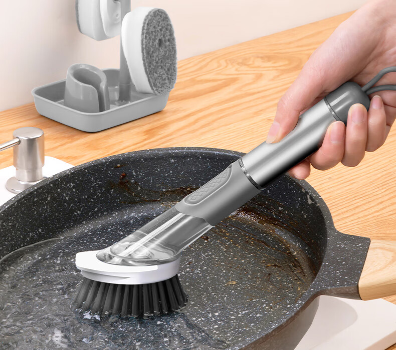 Dipuer Corner Gap Brush, 2-Pack, Multifunctional Long Strip Bathroom Toilet Brush, Floor Gap Brush, Sink And Toilet Brush 2