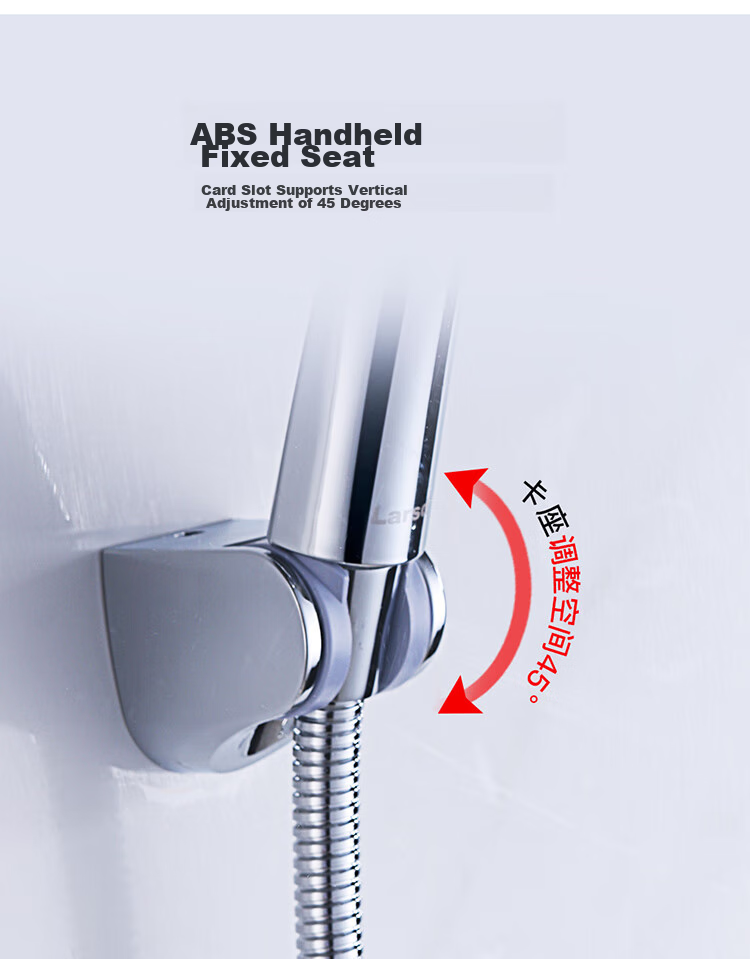 Larsd Shower Mixing Valve Set, Shower Faucet And Showerhead Set, Copper Body Bathroom Cold And Hot Mixing Valve LD72031 16