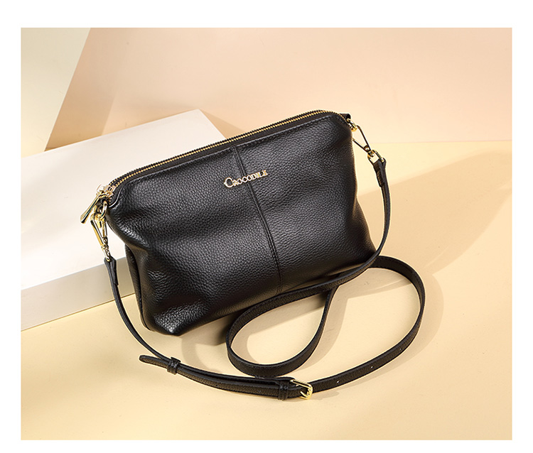 CROCODILE Goddess Festival Versatile Women's Handbag, Top-Layer Cowhide Crossbody Bag, Simple Ladies' Shoulder Bag, Birthday Gift T650 1