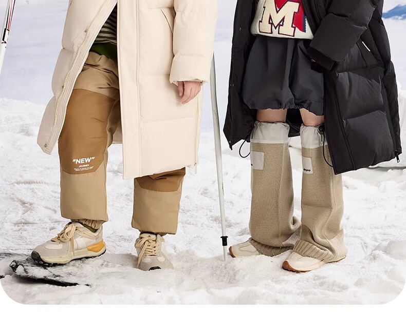 YAYA Kids Down Jacket Boys and Girls Winter New Long Over-the-Knee Extreme Cold Parent-Child Coat HR 2