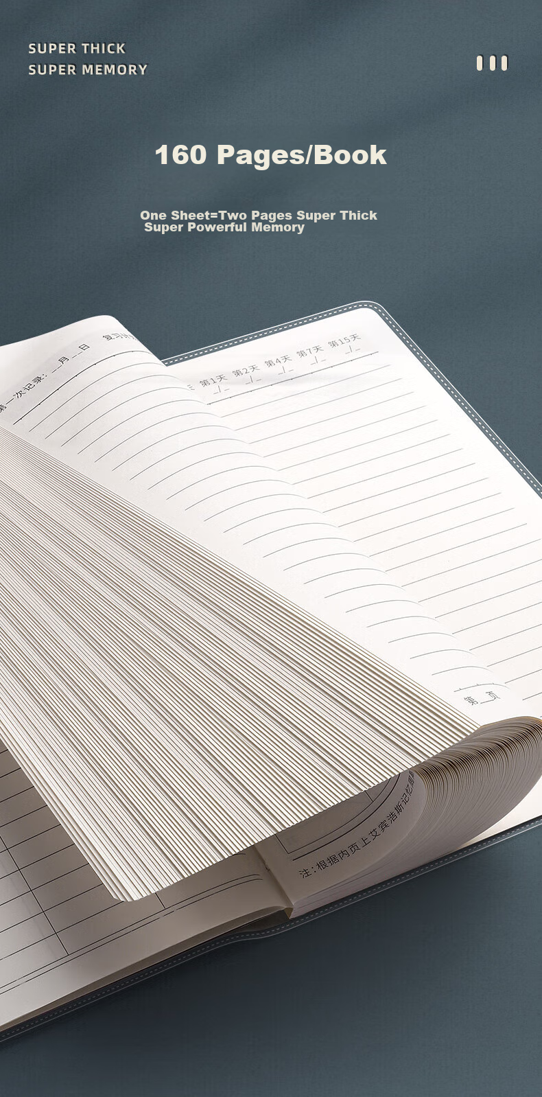 Jinzhi B5 Subject Notebook for Middle And High School Students, Complete Set of Thick Error Correction Notebooks for Math, Chinese, English, Physics, Ebbinghaus Spiral-Bound Homework Books for First-Year And Second-Year Middle School Students 8