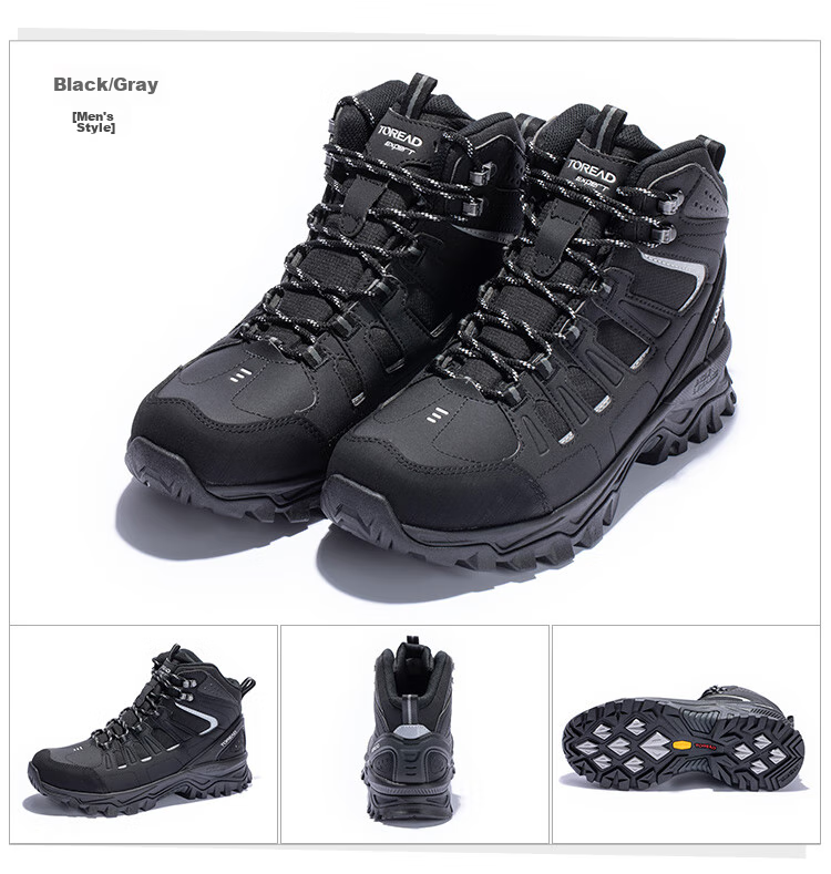TOREAD Hiking Boots, Autumn And Winter Couple's Warm Wear-Resistant Cold-Proof Trail Shoes, Outdoor High-Top Trekking Shoes, TFBBCM92933 18
