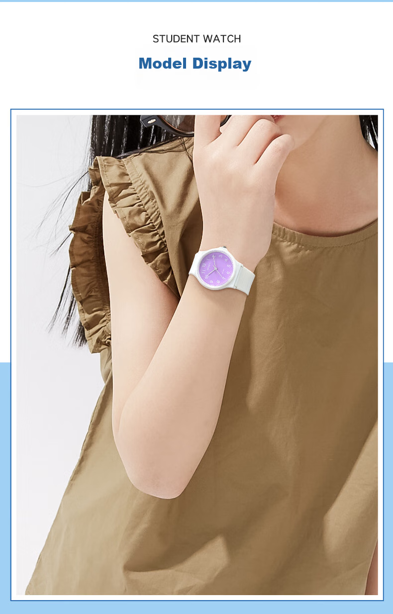Skmei Student Children's Watch for Middle And High School Students, Teenagers, Silent Pointer, Civil Service Exam Watch, Quartz Birthday Gift 1419 10