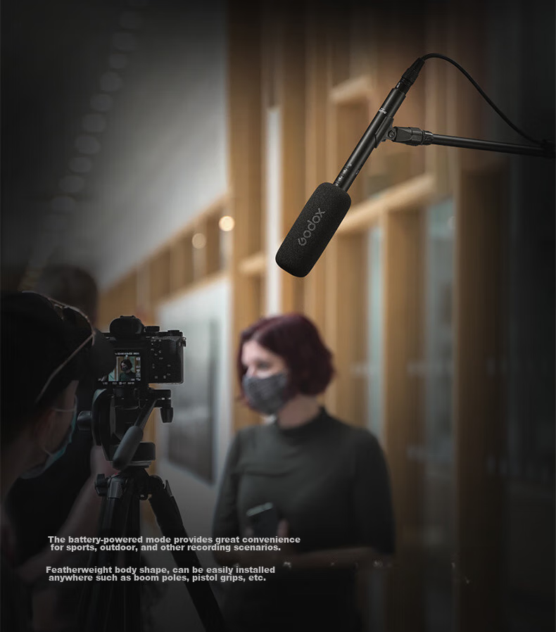 Godox VDS-M3 Ultra-Cardioid Lavalier Microphone for Broadcasting, Interviews, Outdoor Recording, Vlogging, Noise Reduction And Sound Pickup 5