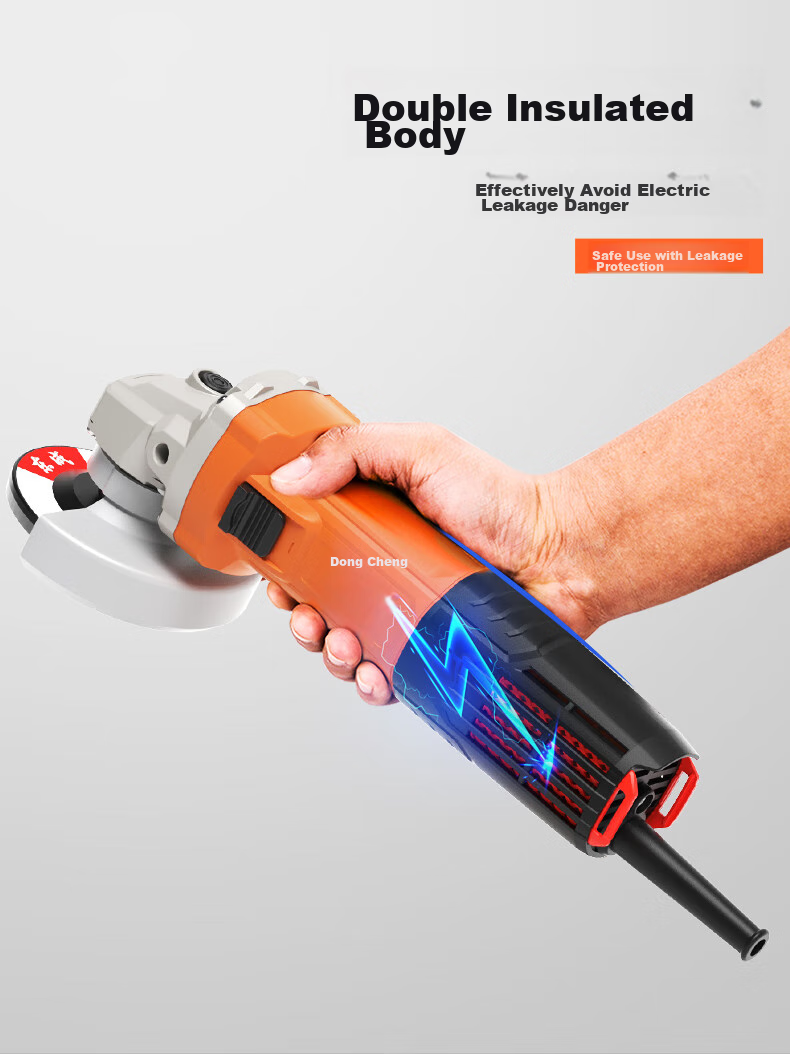Dongcheng 1100W Angle Grinder 1100-100B Cutting Machine, Hand Grinder, Polisher, Multi-Functional Electric Tool 9