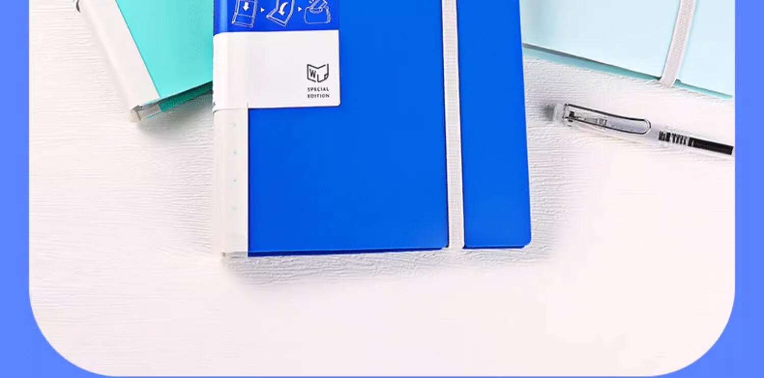 Jinggong Foldable A4 Document Organizer Exam Paper Storage Prenatal Checkup Report Medical Record Storage Jinggong Blue 5894M-GSBN02 7