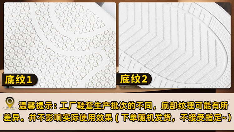 Huili Rain Shoe Covers for Men, Women And Children, Thickened Wear-Resistant Waterproof Non-Slip Rain And Sand Protection Shoe Covers 227 White M 15