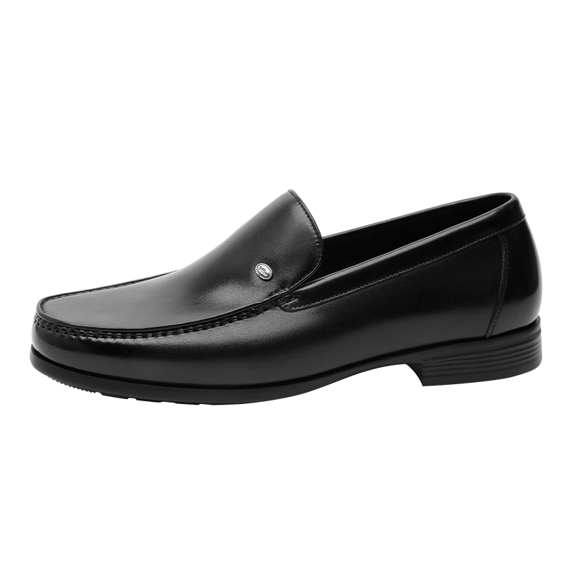 Goldlion Men's Loafers, Fashionable Comfortable Breathable Business Casual Shoes G521320309AAA Black Size 40