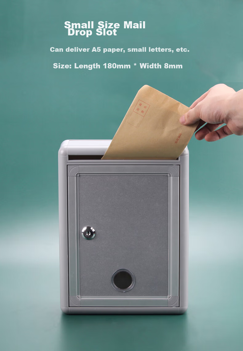 Herisheng Suggestion Box, Complaint Box, Feedback Box, Lockable Wall-Mounted Mailbox, Voting Box, No Drilling Required, Chairman And General Manager Mailbox, Customizable Reporting Box RS-834 9
