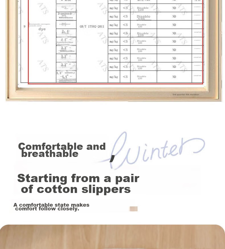 Huameijianbu Versatile Thick-Soled Couple Cotton Slippers for Indoor And Outdoor Use, Fleece-Lined Warm Cotton Slippers HM2258 Brown Size 44-45 4