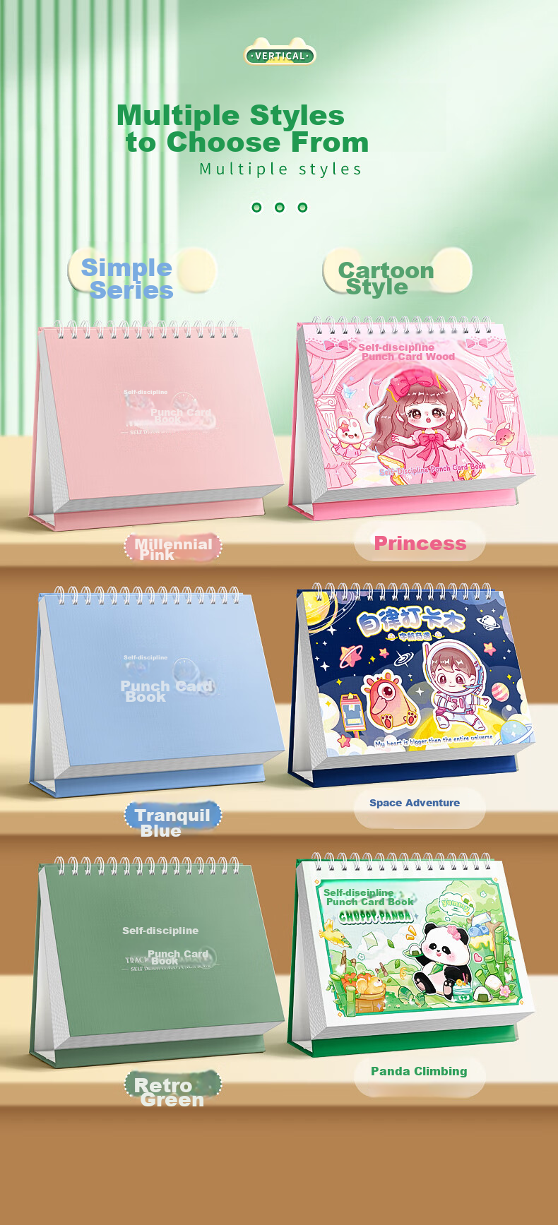 Tianshun Self-Discipline Check-In Book, Study Planner, Good Habit Formation, Time Management, Monthly And Weekly Planning, 2025 Calendar, Winter Vacation Daily Tasks, Elementary School Student Schedule Book - Space Adventure 15