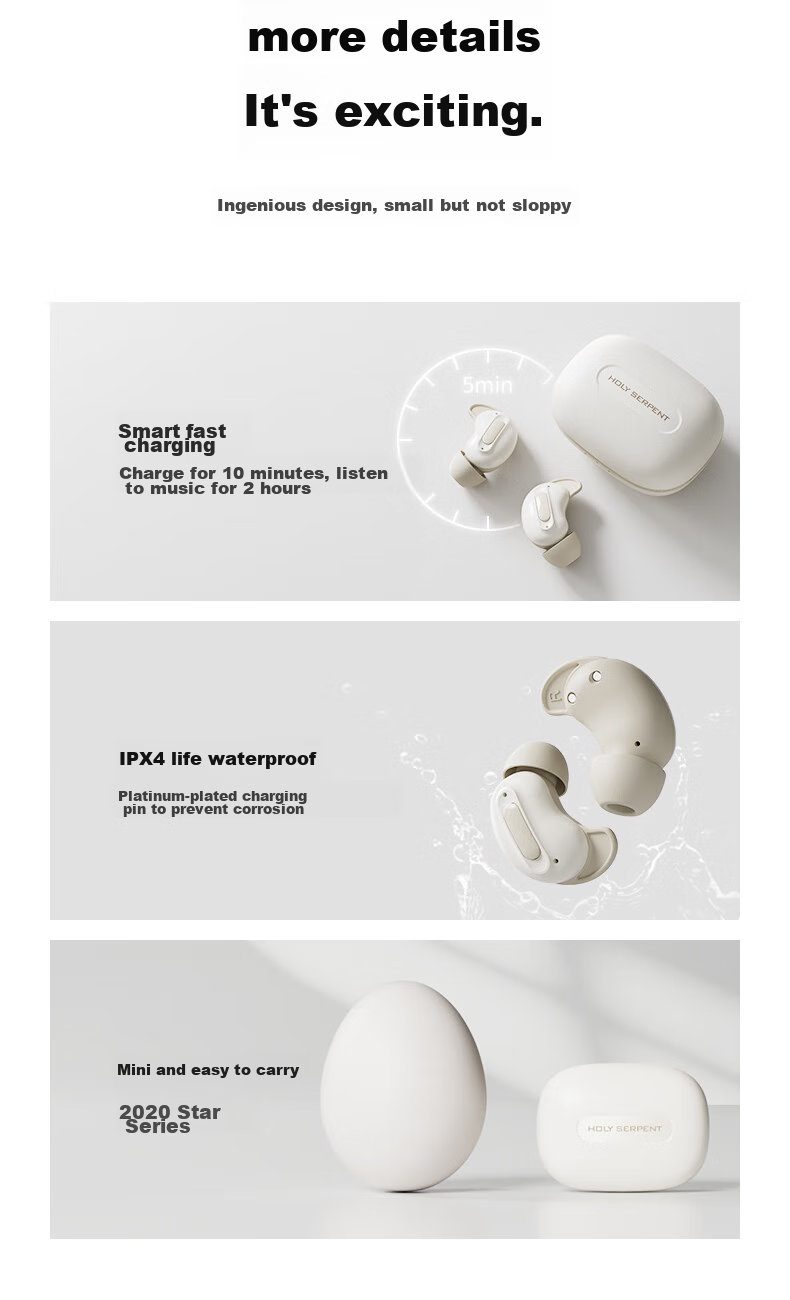 Holy Serpent Xiao You 2026 New Berlin Voice Active Noise Cancellation Sleep Bluetooth Headphones, Wireless In-Ear for Sleeping, Comfortable Fit, Sleep Aid, ASMR Soundproof Earplugs, Top Ten Ranking 14