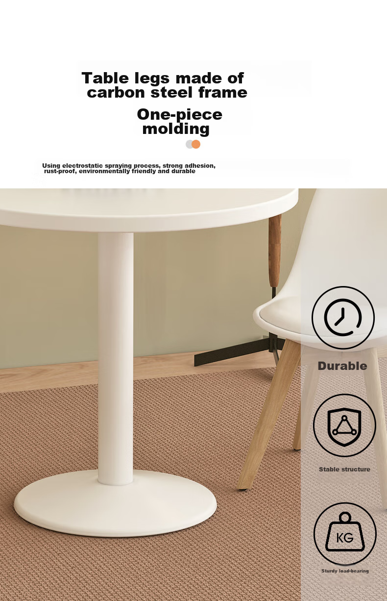 Fanshe Dining Table Small Round Table Small Square Table Negotiation Table Balcony Bar Counter Milk Tea Coffee Business Hall Apartment Leisure Table And Chairs 6