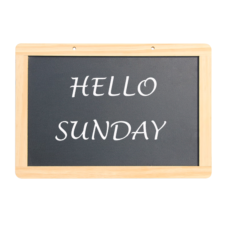 AUCS Whiteboard Writing Board Chalkboard for Home Use, 20*30cm, Children's Wall-Mounted Magnetic Board, Office Meeting Doodle Board, Double-Sided Black And White Board, Advertising Board J2030TL