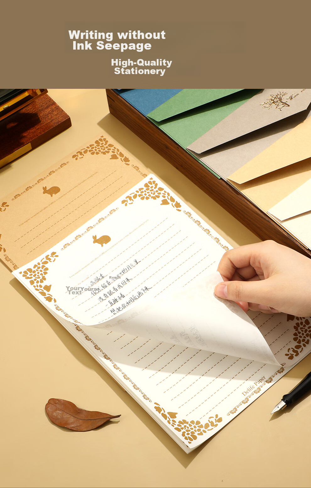 Jiaranheng Envelope And Letter Set, Back-To Gift for Teachers And Classmates, Birthday Card, Anniversary Creative Card, Vintage-Style Romantic Letter, Confession, Vintage Invitatio 8