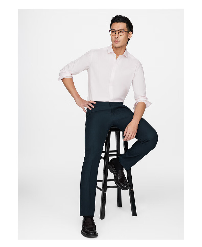 G2000 [Anti-Static] Spring And Autumn Mall Matching Business Commute Soft Comfortable Formal Dress Pants, Black, Size 32 10