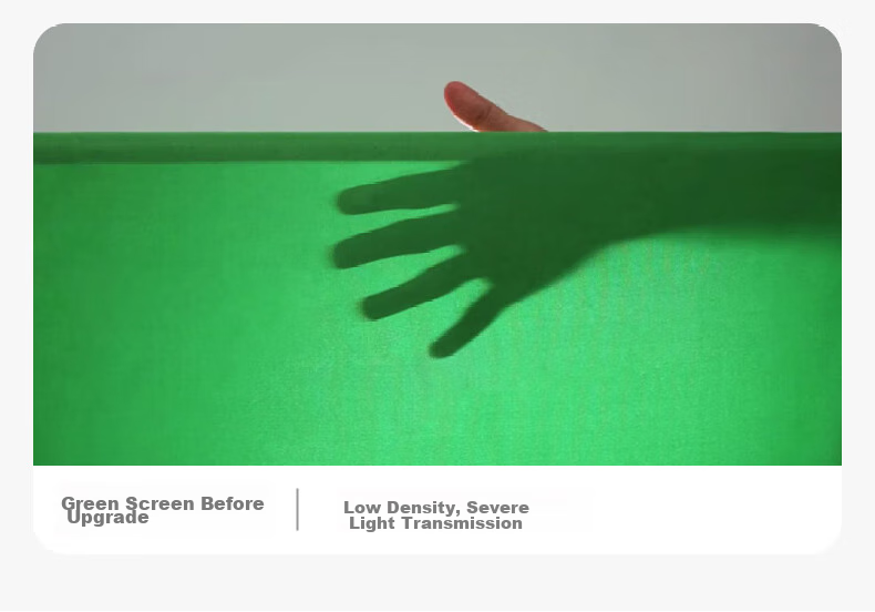 LATZZ 3*4 Meter Professional Live Streaming Green Screen Backdrop Cloth, Chroma Key Cloth, Thickened Solid Green Cloth Background, Photography Cloth, Video Recording Green Screen, Portable Green Cloth 10
