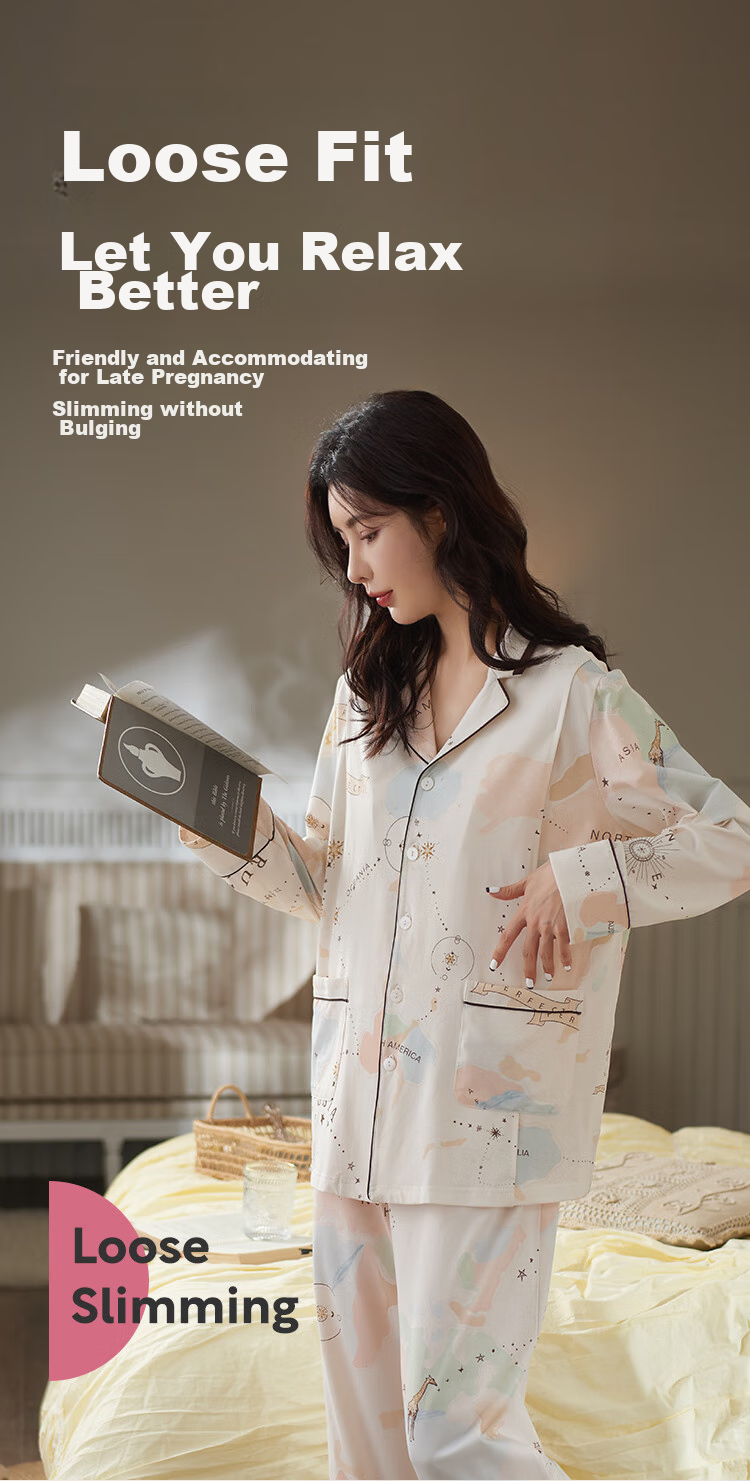 JOYNCLEON Maternity Sleepwear Spring And Summer Nursing Bra, Skin-Friendly Breathable Non-Stuffy for Outdoor Use L Jyz171063 7