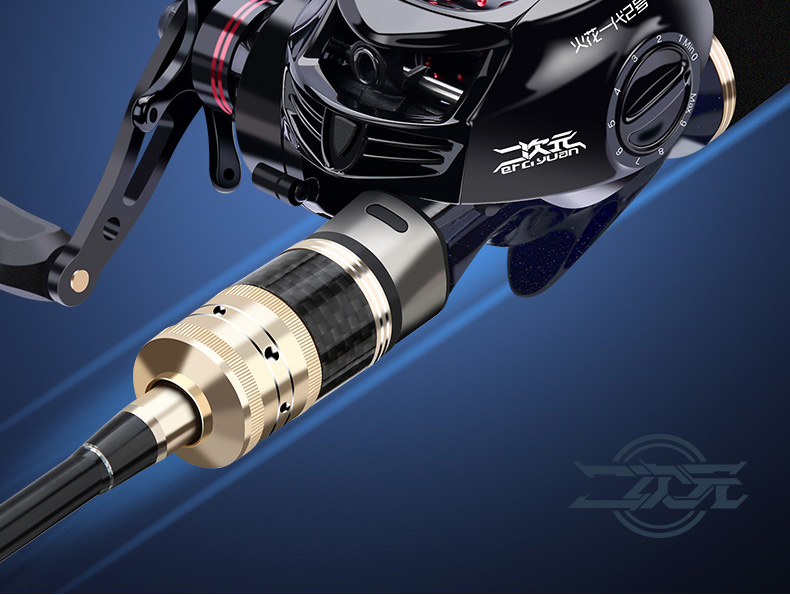 Erciyuan Tiguima Fishing Rod, Ultra-Soft UL Action, Micro Lure Rod, 1.8 Meters, Pistol Grip, Left-Handed, Baitcasting Reel Set 21