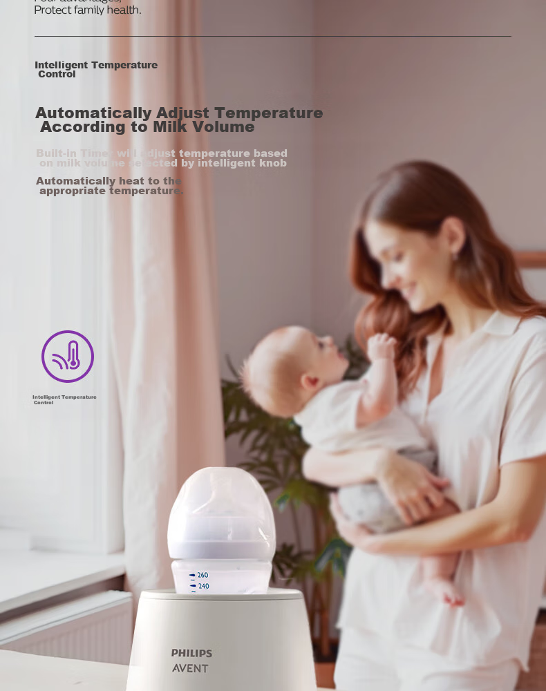 AVENT Philips Baby Bottle Sterilizer Steam Disinfector Cabinet, Bottle Warmer, Milk Formula Maker, Milk Warmer with Dryer 4