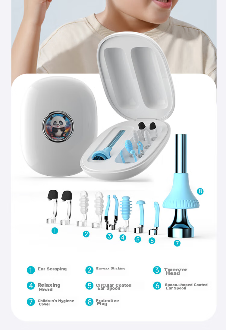 Bebird Visual Ear Pick Cleaning Kit, Home 30S Hummingbird Multifunctional High-Definition Endoscope Ear Spoo 14