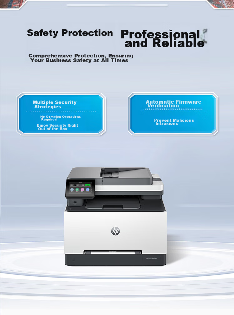 HP 3388sdw Color Laser Wireless Duplex Multifunction Printer, Home Duplex Printing, Continuous Copying And Scanning All-In Printer, Office Printer, One-Year On-Site Service 7