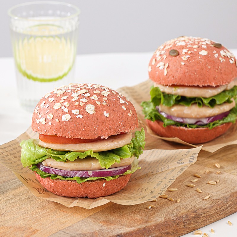 鲨鱼菲特 全麦面包红丝绒夹心欧包 低脂无添蔗糖健身代餐粗粮饱腹早餐