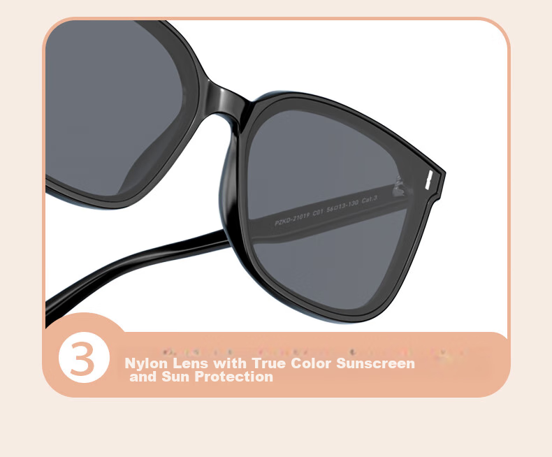 PARZIN Children's Sunglasses, Fashionable TR Square Frame Glasses for Boys And Girls, Outdoor Sun Protection Sunglasses for Ages 8-12 PZ21039 10
