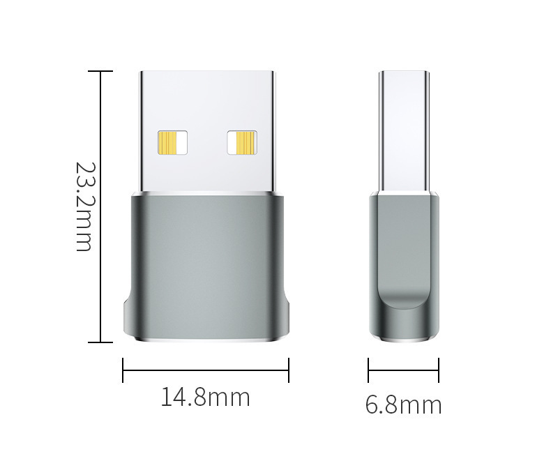 Xuanyi Compatible Apple iPhone 17 Pro Max/16/15/14/13 Charging Cable Adapter PD Type-C to USB Converter Fast Charging for Tablet Car Power Bank 1