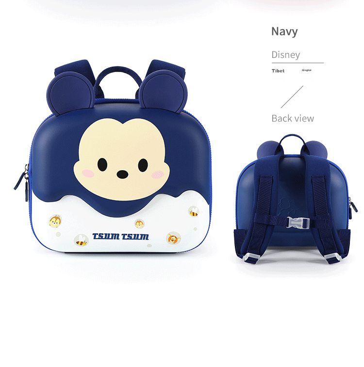Disney Children's Kindergarten Small Backpack, Ultra-Light Cute Boys And Girls Shoulder Bag St80192, Strawberry Bear 7