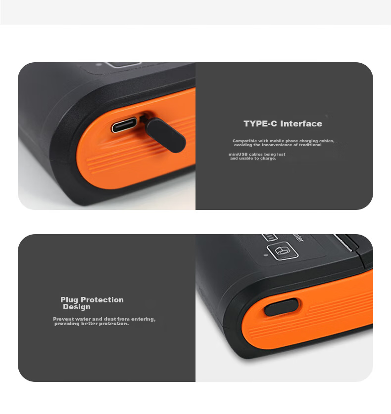 Youku handheld 58mm receipt printer, Manager's wife vehicle sales delivery weigh-in slip, cold chain vehicle-mounted rechargeable portable printer, parking fee and gas meter reading form 7
