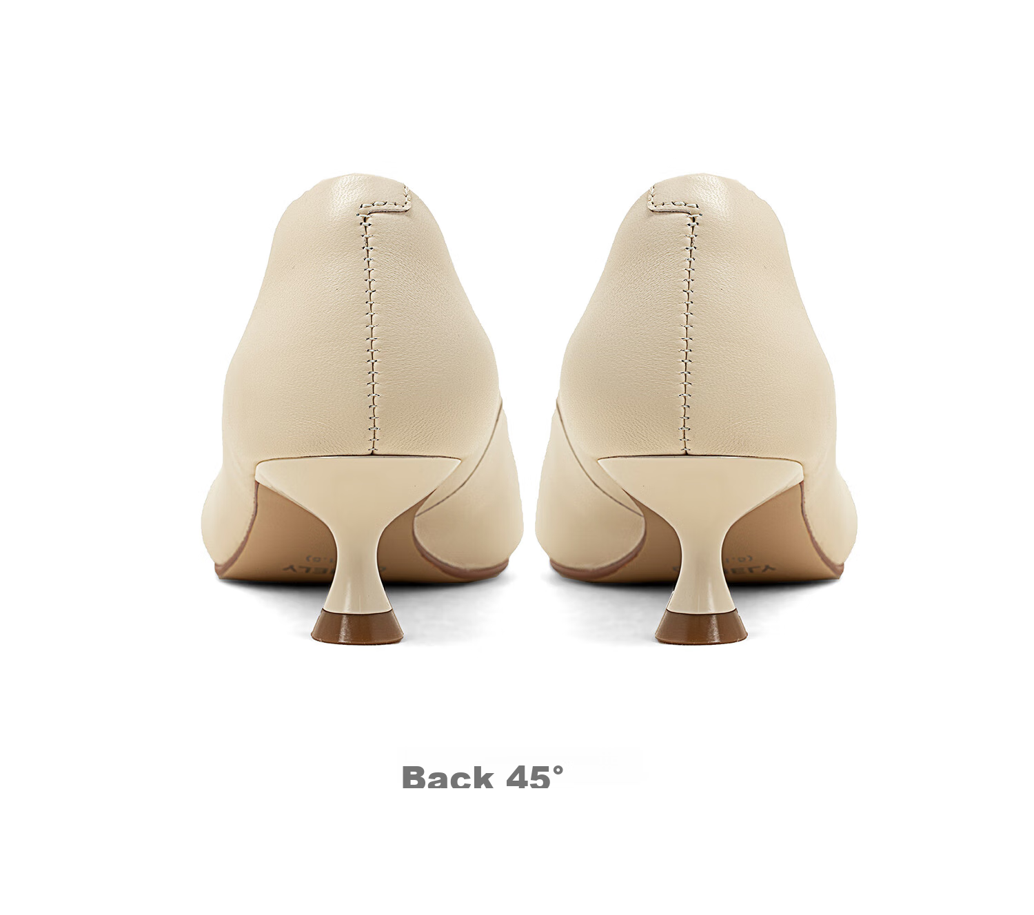 COMELY Elegant High Heels for Women, Spring And Summer New Black Commuter Ladies Genuine Leather Pumps, Versatile And Comfortable, Apricot Color, Size 39 23