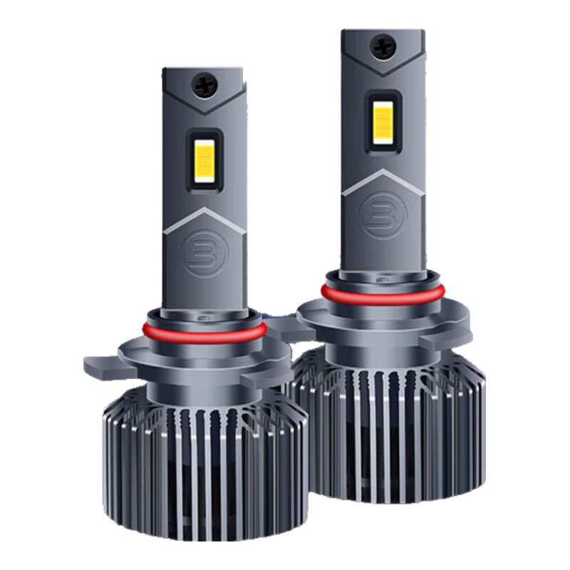 Cnlight 130W Car LED Headlight 9012/HIR2 Super Bright High Low Beam Laser Headlight Bulbs [Pair]