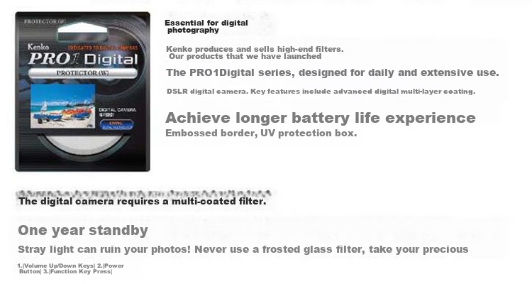 KENKO PRO1 Digital CPL(W) 82mm Ultra-Thin Circular Polarizing Filter 4