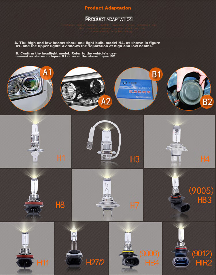 OSRAM 9006/HB4 Automotive Headlight Bulb, High And Low Beam, Halogen Lamp, Standard Type, 12V (Single Pack) 4